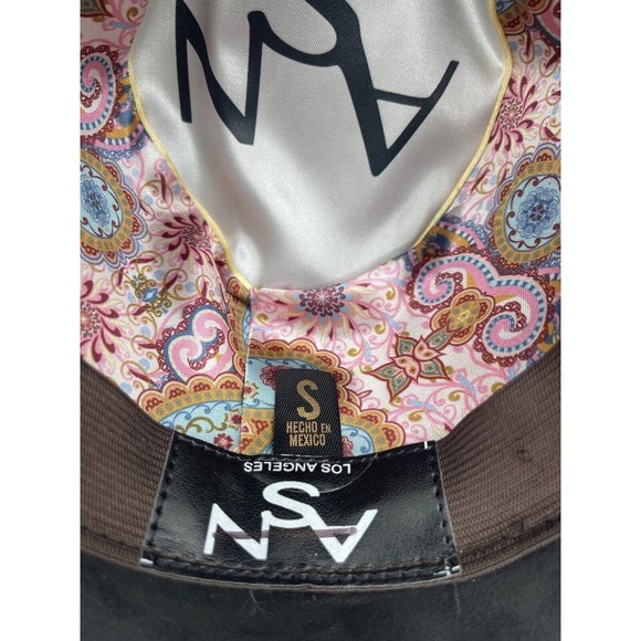 FREE PEOPLE x ASN Melrose Rancher Hat BLACK SUEDE W/ BRAIDED LEATHER BAND, SMALL main image 15